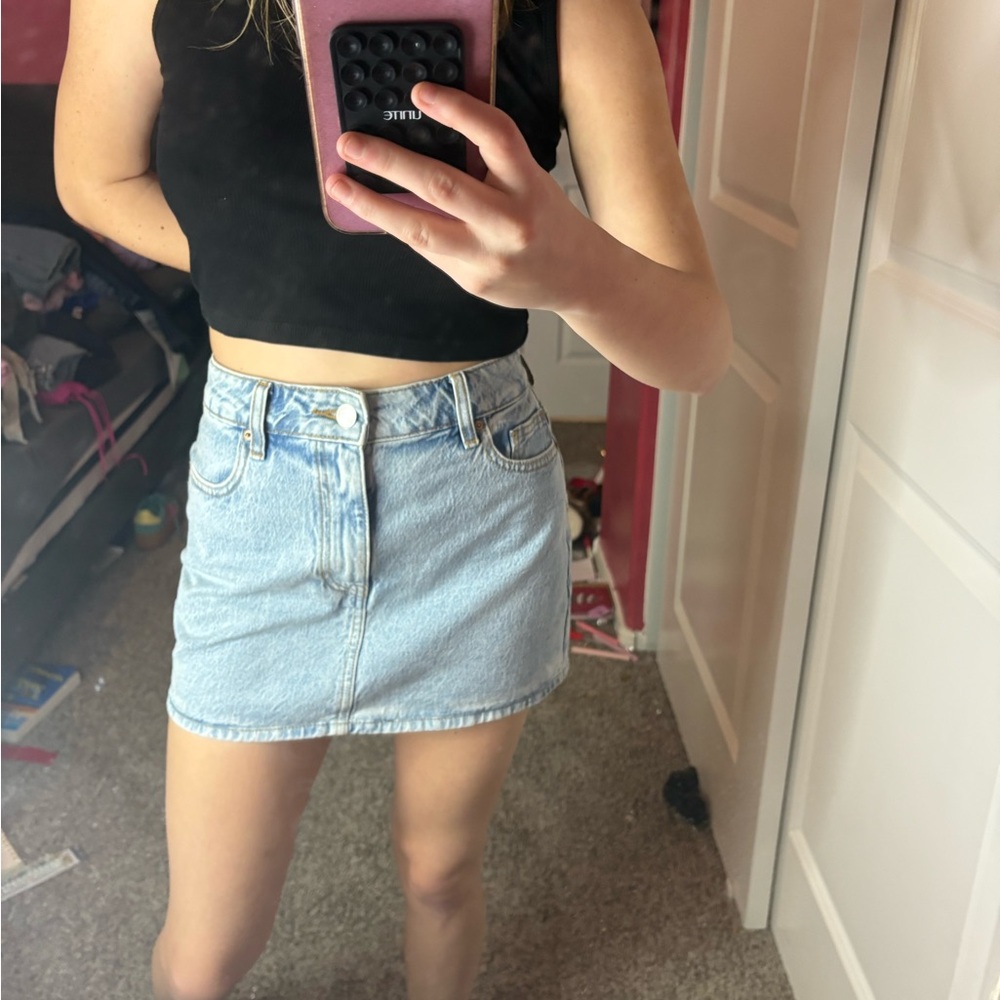 PacSun Blue Denim Skirt